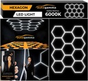 LED Svietidlo Garáž Dielňa Osvetlenie domova Panel HEXAGON 297x412cm 5500-6000K