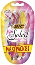 BIC MISS SOLEIL COLOR SHAVING SET HOLIACI holiaci strojček PRE ŽENY x8