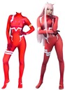 OUTFIT KOSTUM DISPOSSIEM ZERO TWO ANIME COSPLAY SKIN FESTIVAL 164/170