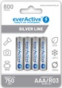 Batéria AAA R3 s malým prstom Ni-MH Everactive série 800 mAh 4 ks.