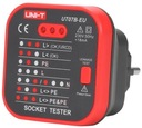 UNI-T UT07B-EU Tester zásuviek RCD INDIKÁTOR NAPÄTIA