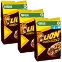 Nestlé Lion raňajkové cereálie s karamelovou čokoládou x3