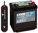 EXIDE PREMIUM P+ BATÉRIA 40AH/350A EA406