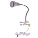 Stolná lampa L3A s klipom E14 40W, šedá