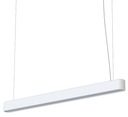 Stropné svietidlo SOFT Biela 1xT8 22W LED 3000K 125cm Závesné svietidlo Miestnosť Domov