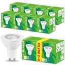 8x GU10 LED žiarovka 5W 50W 4000K BELLALUX + ZADARMO