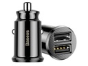 Baseus Grain autonabíjačka 2x USB 5V 3.1A čierna