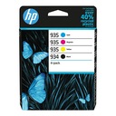 Originálny atrament / atrament HP 6ZC72AE, HP 934/935, CMYK, multipack,