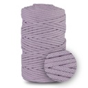 MACRAME STRING 3MM, pletená bavlna, LILA