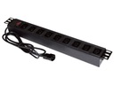 ALANTEC Power strip 19'' 9xC13 C14 zástrčka