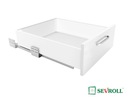 SEVROLLBOX SLIM ZÁSUVKA H-116 L=450 BIELA