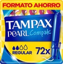 BEŽNÉ TAMPÓNY TAMPAX COMPAK S APLIKÁTOROM x72