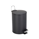 Bisk Pedálový košík 3 L Basic Black 07514