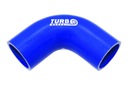 90 stupňové koleno TurboWorks Blue 63mm