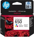 HP 650 ATRAMENT*** COLOR CZ102AE - ORIGINÁL