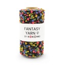 Efektná niť FANTASY PRIADZA KOKONKI dúhové bublinky