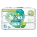 Pampers Harmonie Aqua vlhčené obrúsky 3 x 48 ks.