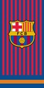 FC BARCELONA Osuška 70 X 140 cm Bavlna