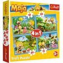 Puzzle 4v1 Dobrodružstvá včielky Maji pre 5-ročné dieťa