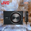 JVC CW-DRA8 AKTÍVNY SUBWOOFER POD KRESLO 250W DIAĽKOVÉ OVLÁDANIE