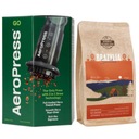 AEROPRESS GO KÁVOVAR + ZRNKOVÁ KÁVA BRAZIL SANTOS 250g