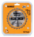 čepeľ na rezanie dreva 136/10mm DeWALT DT1947