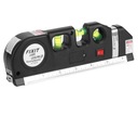 LASER LEVEL KRÍŽOVÉ LASEROVÉ MERANIE MERANIE 2,5 m LED