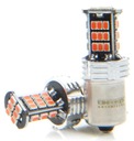 P21W LED SMD ŽIAROVKY STOP x2 CANBUS RED P21W