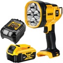 Nabíjacia LED baterka 18V 500/1500lm DeWALT DCL043 + 1x5Ah + nabíjačka