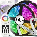 FAREBNÝ INTERIÉROVÝ OSVETĽOVACÍ PÁSOK LED PÁSOK RGB + BIELY RGBW 12V 14m