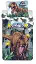 POSTEĽNOSŤ 140x200 ŽIARENÝ JURSKÝ SVET T-REX DINO