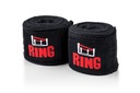 RING BOXING BANDAGES WRAS 4,5 M - ČIERNA