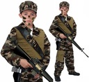 KARNEVALOVÝ OUTFIT SOLDIER COMMANDOS SPECIAL FORCES PROM KOSTÝM 116 cm