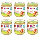 HiPP BIO Broskyne s banánmi po 4 mesiacoch 6x125g