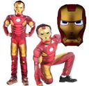 OUTFIT IRON MAN KOSTÝM + MASKA 122/128