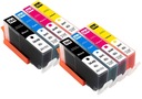 8x ATRAMENTY PRE HP DESKJET 5524 5520 3520 3070A 364XL