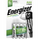 4x batéria Energizer 800mAh AAA HR3