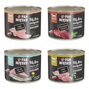 PAN MEAT Mokré krmivo pre mačky MIX Smaków 4x200g