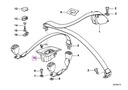 BMW E34 Touring kryt pracky bezpečnostného pásu ĽAVÁ ZADNÁ OE