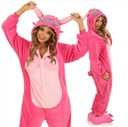 DÁMSKE PYŽAMOVÉ TEPLÁKY ONESIE STICH PINK veľkosť S