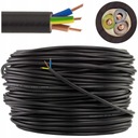 Kábel zemniaci vodič YKY 3x1,5 mm2 0,6/1kV medený na zem POĽSKÝ 15m