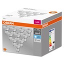 10x LED žiarovka GU10 HALOGEN 4,3W =50W 4000K OSRAM