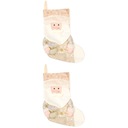 2PCS Xmas Temed Stocking Wiselant Sock Sock