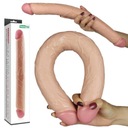 DILDO DLHÝ GÉLOVÝ DLHÝ PENIS DVOJHO POHLADU 45 CM