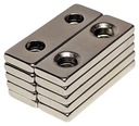 10x NEODYMOVÝ MAGNET S OTVOROM NA SKRUTKU 30x10x3mm