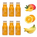 6xSmoothie ovocná pena banán mango pomaranč 240ml