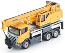 Žeriav SIKU 1859 LIEBHERR - nákladné auto SCANIA 1:87