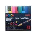 Popisovače Uni Posca s plagátovou farbou PC-5M, sada 8 ks.