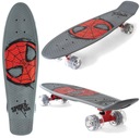 SKATEBOARD DOSKA VEĽKÁ 67 cm SPIDER-MAN SIVÁ