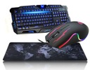 Gamer Set Keyboard Podložka pod myš LED XXL